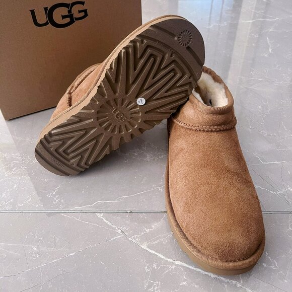 Women’s Ugg Classic Ultra Mini Boots Chestnut - Picture 6 of 6